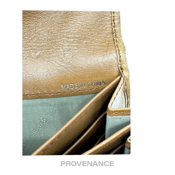 🔴 Burberry Long Snap Wallet - Haymarket Check Brown - Picture 10 of 12